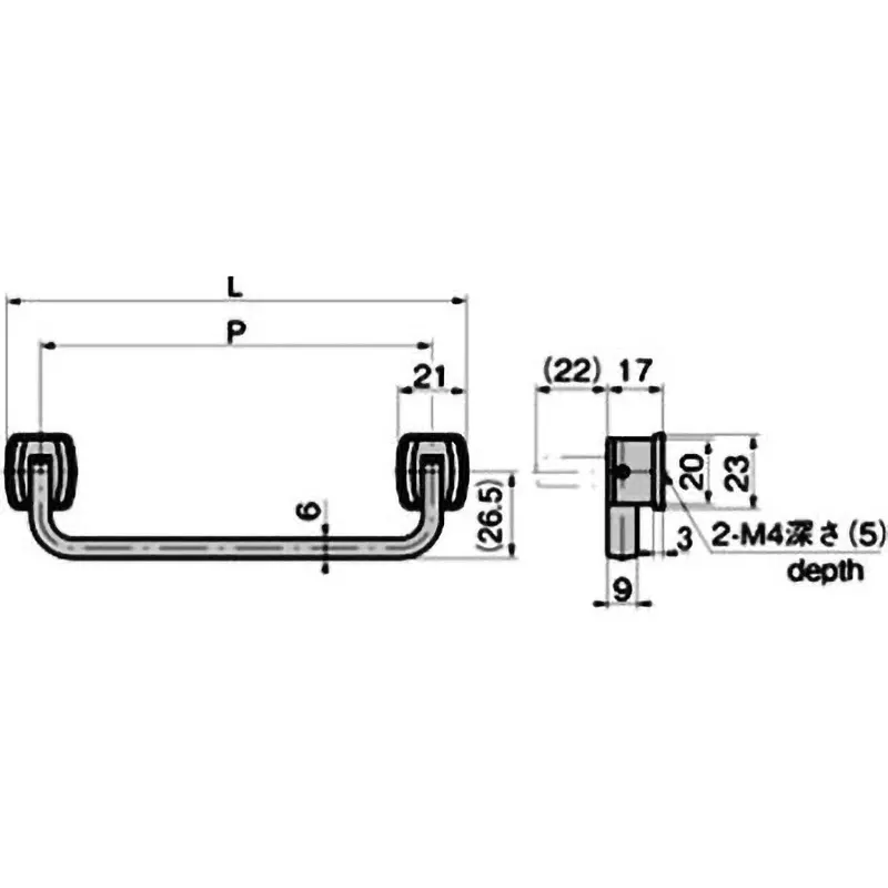 TAKIGEN Folding Handle Zinc Alloy Satellite Chrome Plating 110 g, A-221-1