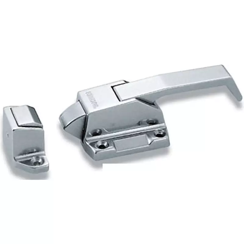 TAKIGEN Latch Type Freezer Handle Zinc Alloy Satellite Chrome Plating, FA-163-B