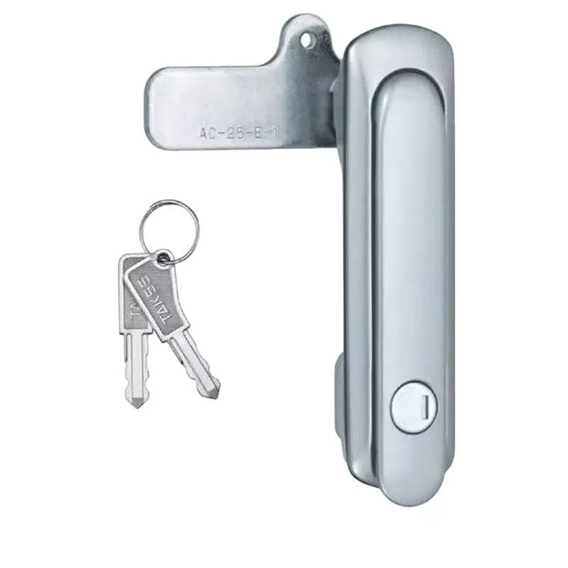 TAKIGEN Thin Flat Swing Handle Zinc Alloy Satellite Chrome Plating, A-464-C-1-1(TAK55)
