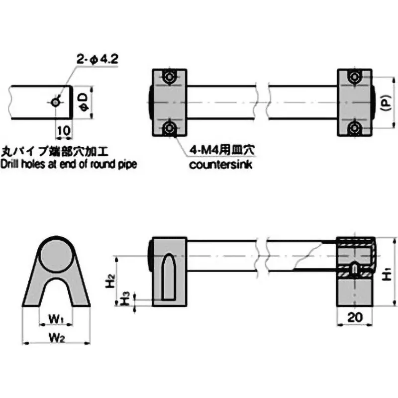 takigen-pipe-handle-holder-61097952