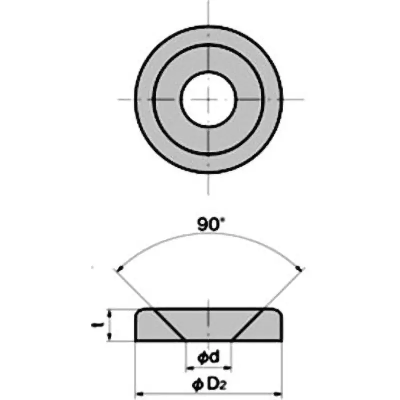 TAKIGEN Cosmetic Washer Free-cutting brass bar (C3602BD) 16 mm , C-29-M6