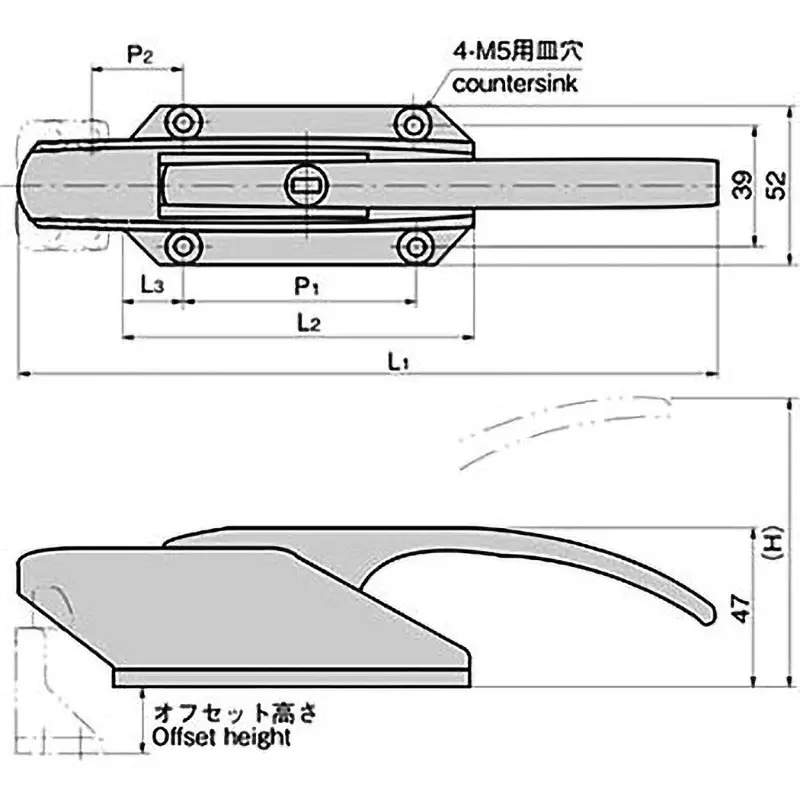 TAKIGEN Stainless Steel Sealing Handle 380 g, FA-1753-3(#0200)