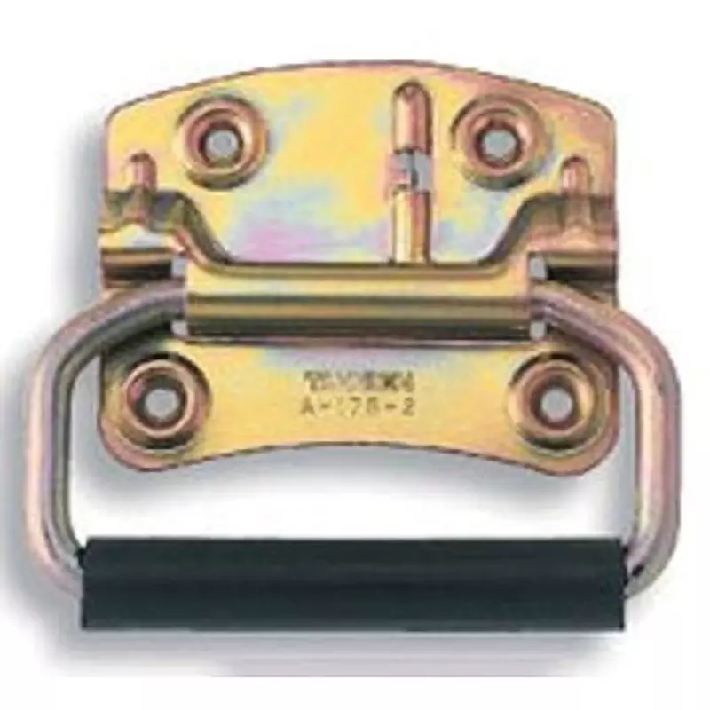 TAKIGEN Trunk Handle Zinc Plating Chromate Treatment with Spring, A-175-2