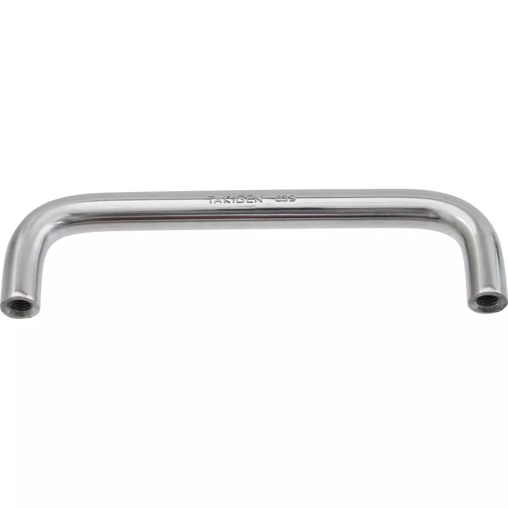 TAKIGEN Round Bar Handle Stainless Steel Mirror Buffing, A-1042-C-6