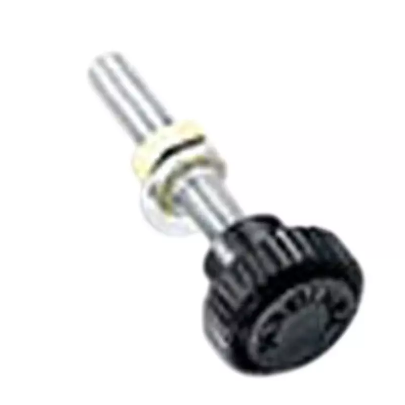 TAKIGEN Small Knurl Knob (M3 Male Thread L = 20) 20 mm Mounting Length, AP-40-2-Black