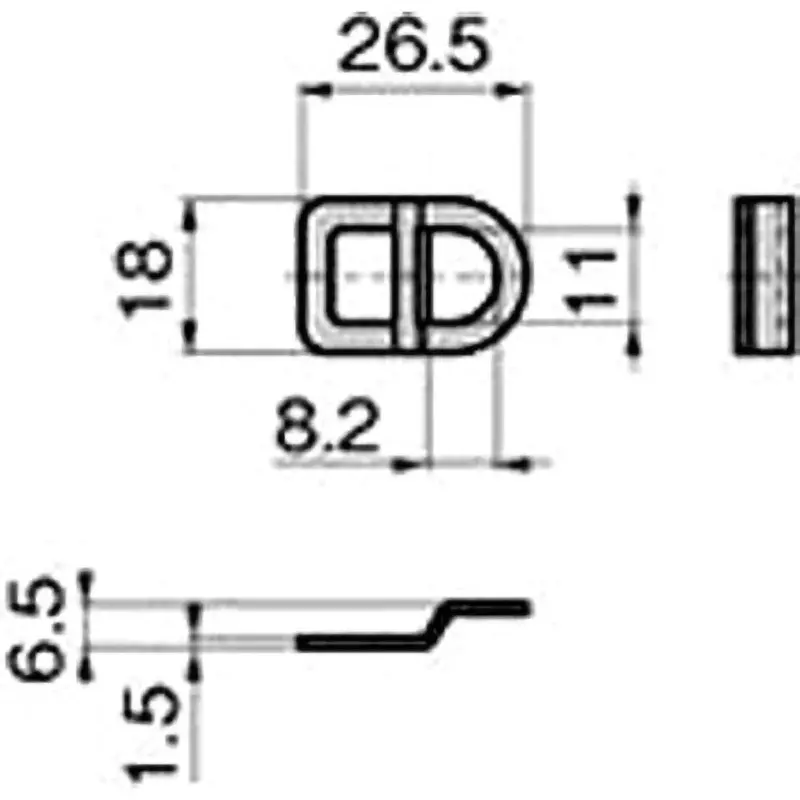 takigen-seal-ring-for-catching-one-touch-handle-aluminum-alloy-adc-fa-810-c-r