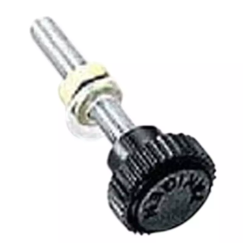 TAKIGEN Small Knurl Knob (M4 Male Thread L = 20) 20 mm Mounting Length, AP-40-1-Ivory