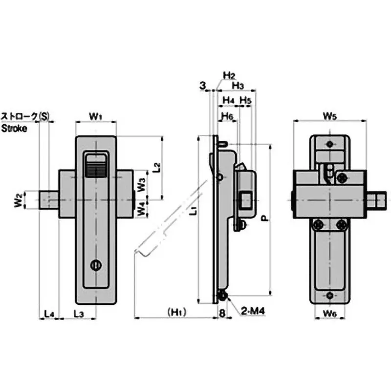 TAKIGEN Stainless Steel Flat Handle 240 g, A-1750-1-1R