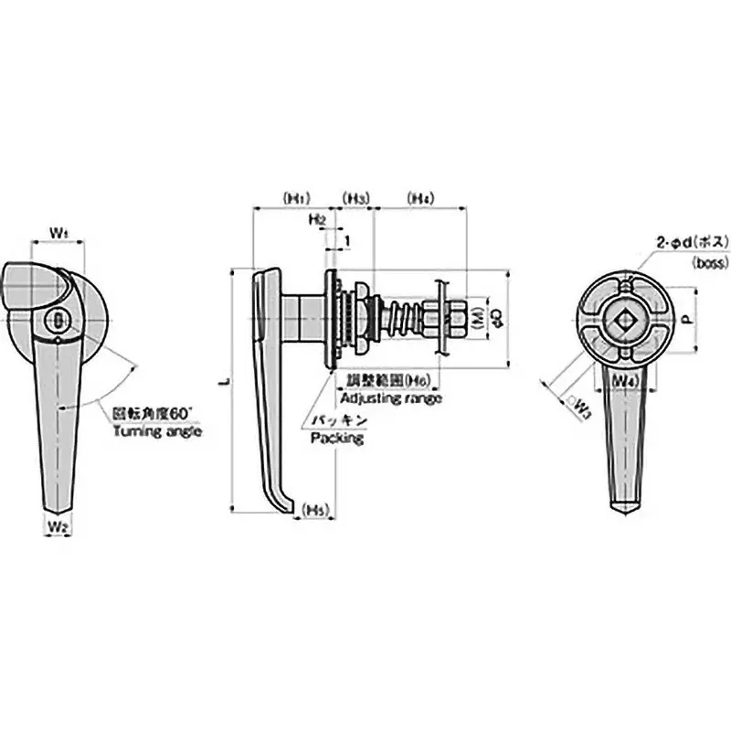 takigen-stud-waterproof-handle-325-g-a-140-s-30200