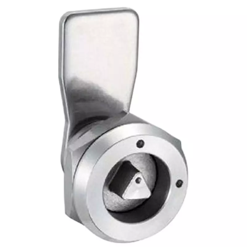 TAKIGEN Bit Lock Zinc Alloy Chrome Plating 18x3.2 mm (W1xW2), C-320-A-7