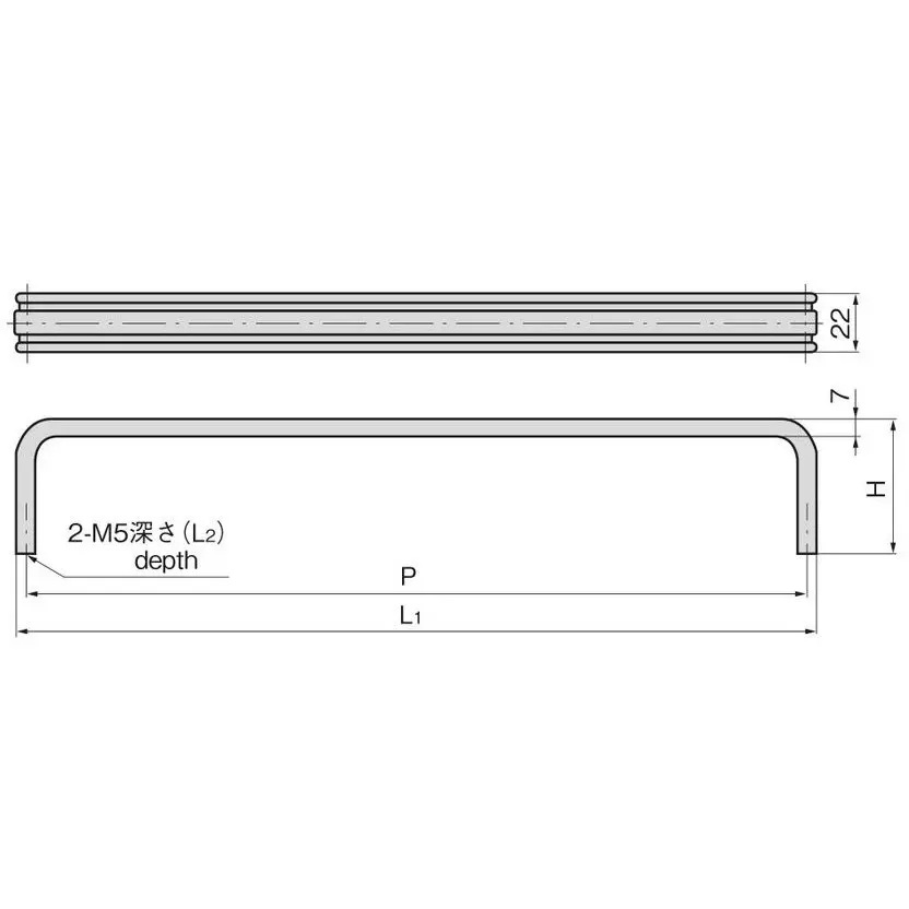 takigen-stainless-steel-grooved-square-handle-365-g-a-1042-e-2