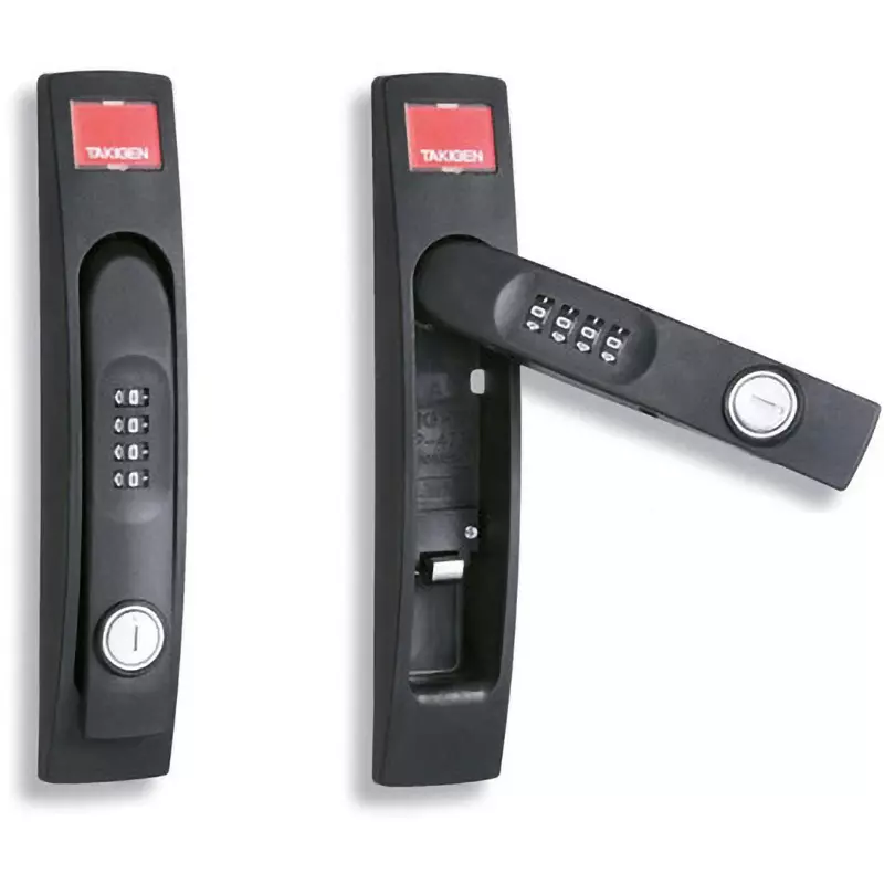 TAKIGEN Dial Lock Plane Handle Polyamide 1-2.3 mm Applicable Door Thickness, AP-473-DL