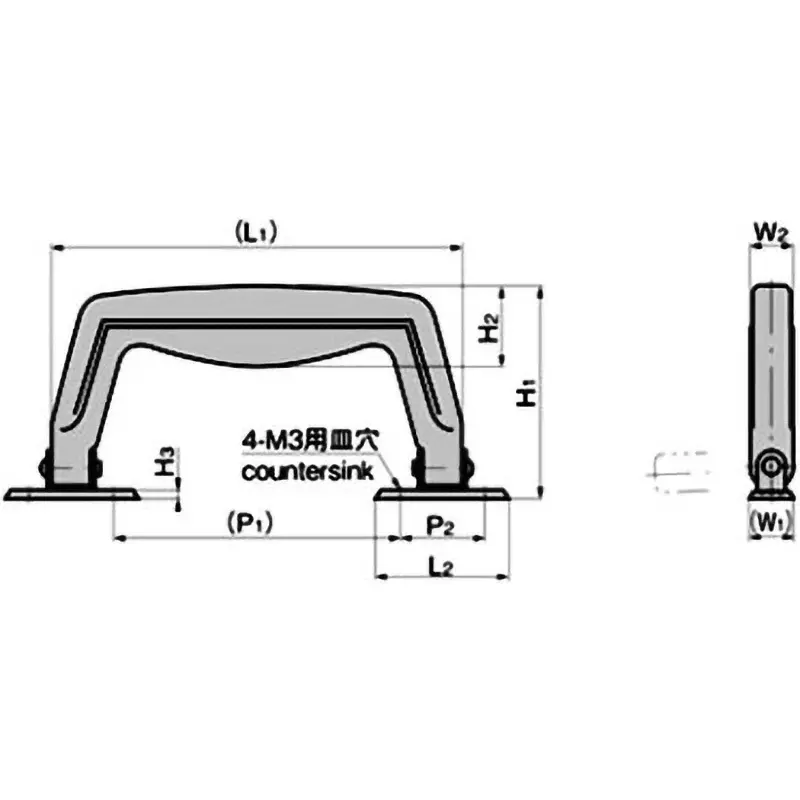 TAKIGEN Leather Handle 294N Working Load 85 g, AP-116-1