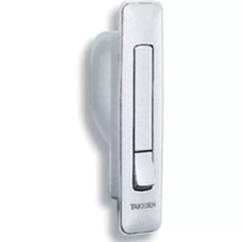 TAKIGEN Push Button Rotary Handle Zinc Alloy Baking Painting (Silver Metallic) 90 g, A-174-P-3