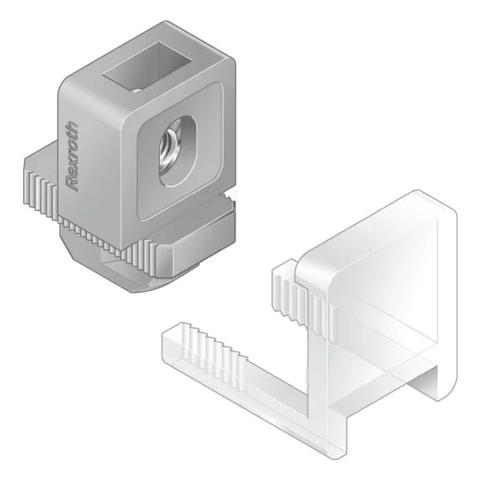 Bosch Rexroth PP Variofix Block, MGE, 8 mm Slot, 30 mm Strut Profile, 3842548832/3842184738 (Pack of 10)