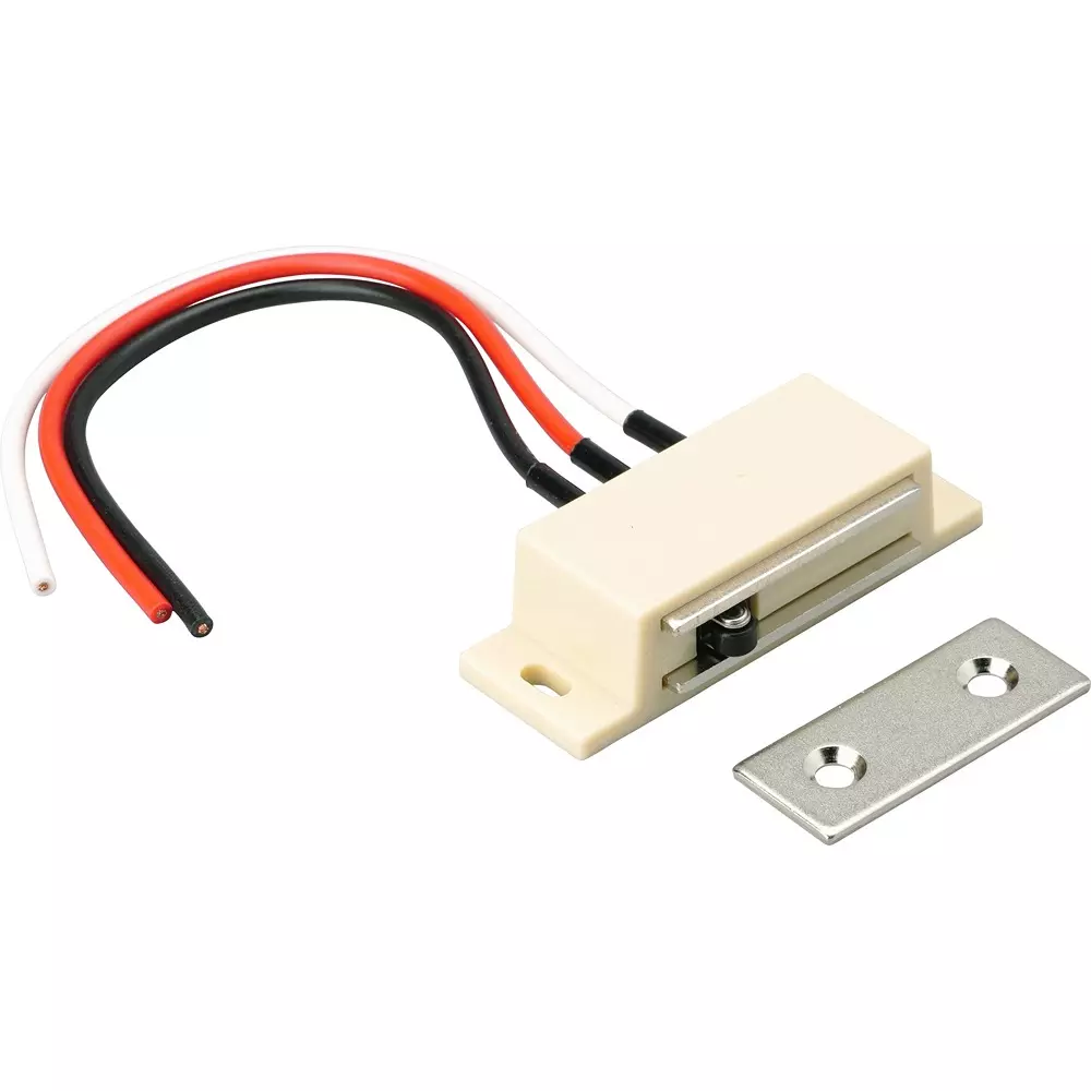 TAKIGEN Magnetic Catch ABS Resin 19N Attracting Force with Switch White, LE-131-2