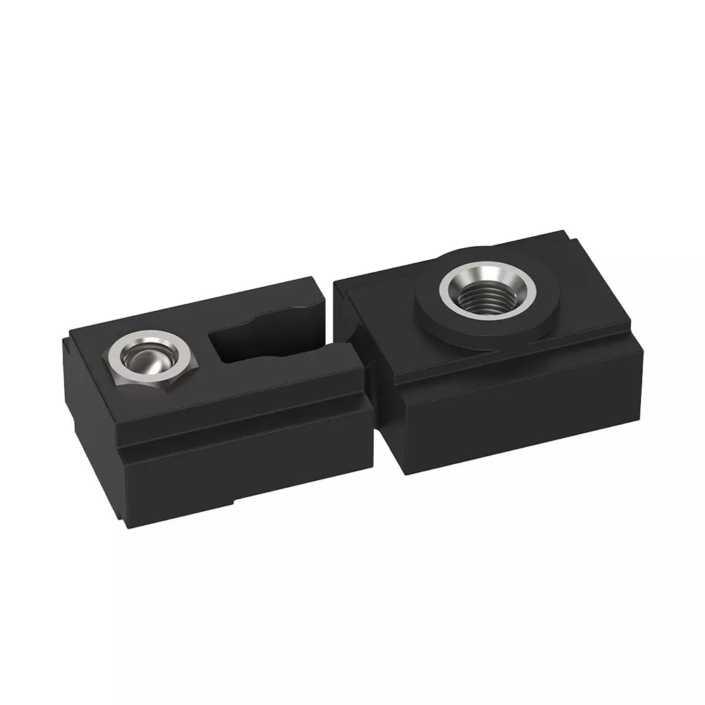 AIDO XL-C Hold Open Unit Matt Black for XL-C 3023 Slide Channel, XL-C 1016