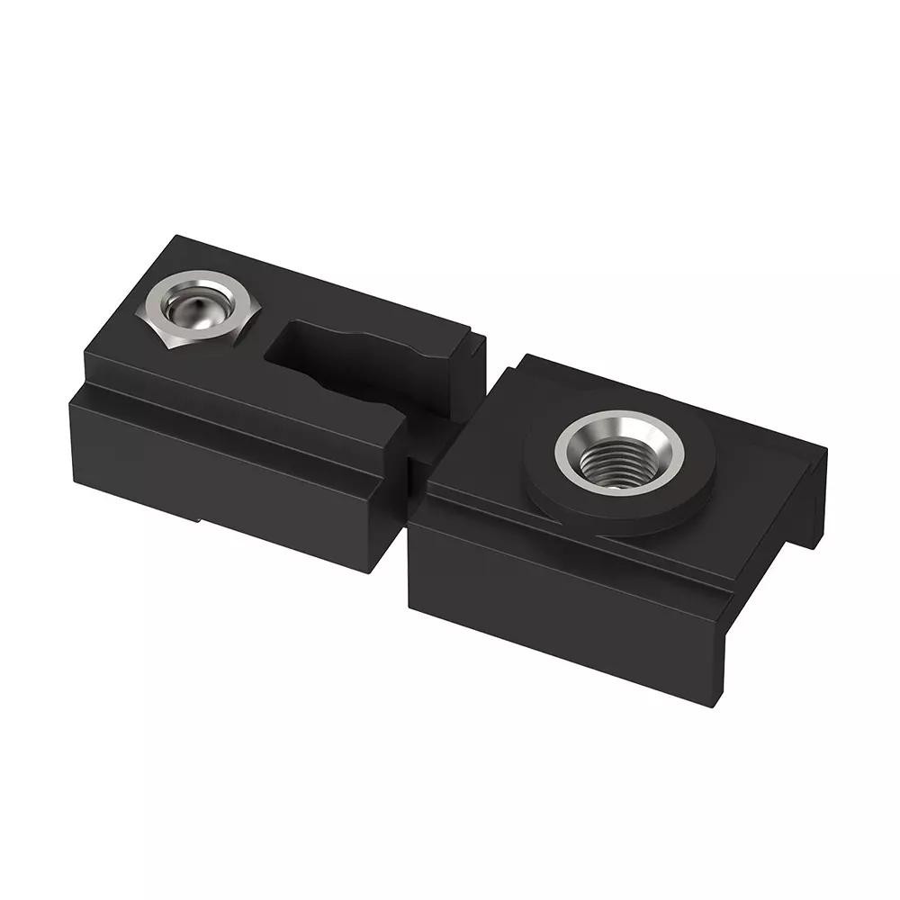 AIDO XL-C Hold Open Unit Matt Black for XL-C 3023 Slide Channel, XL-C 1016
