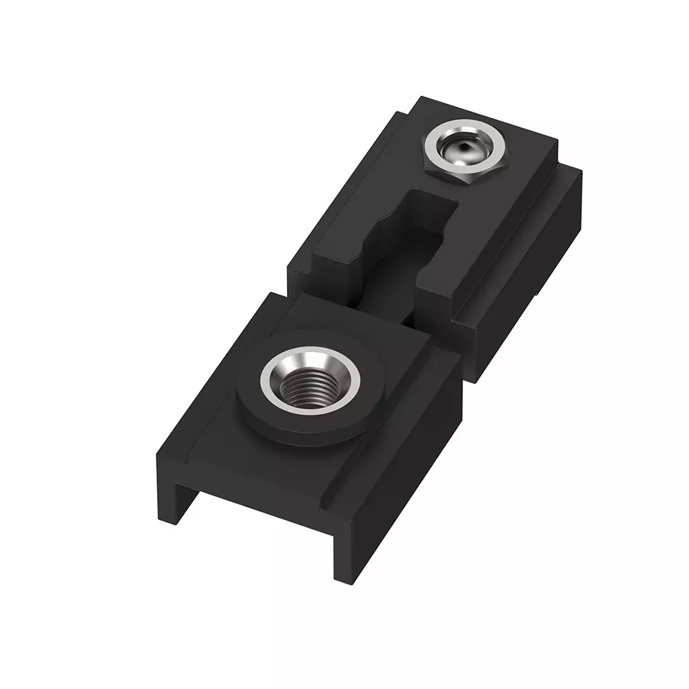 AIDO XL-C Hold Open Unit Matt Black for XL-C 3023 Slide Channel, XL-C 1016