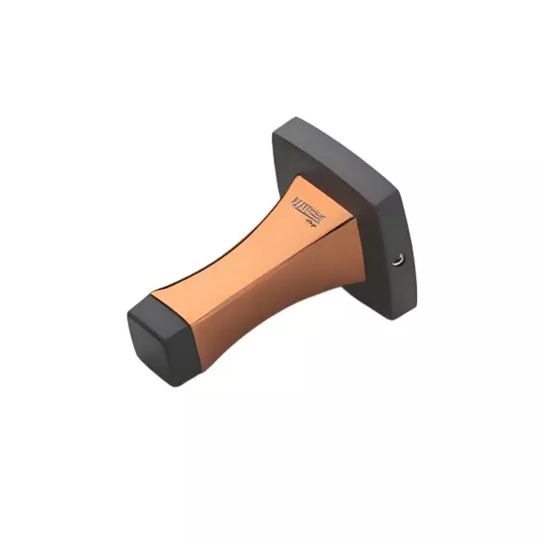 Altitude Door Silencer Square Series Metal Body R.Gold Finish for Bedrooms, Study Rooms, Hospitals & More