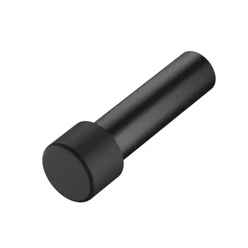 Ebco Door Buffer Brass Matte Black Finish for Preventing Doors From Slamming Into Walls, DBB1-BL