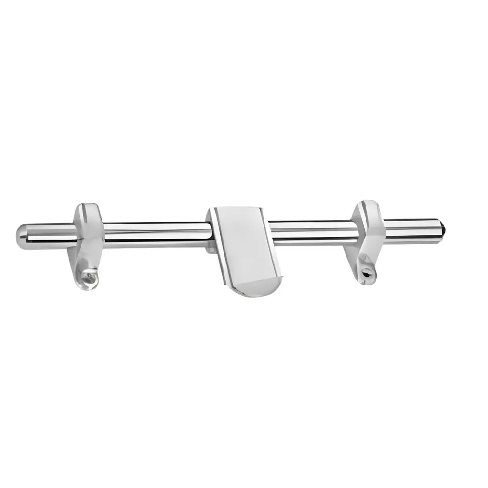 GEZE 2 Holders Tadi With Screws, Size 250 mm, SS Finish and Stainless Steel 304 Body, 8115845