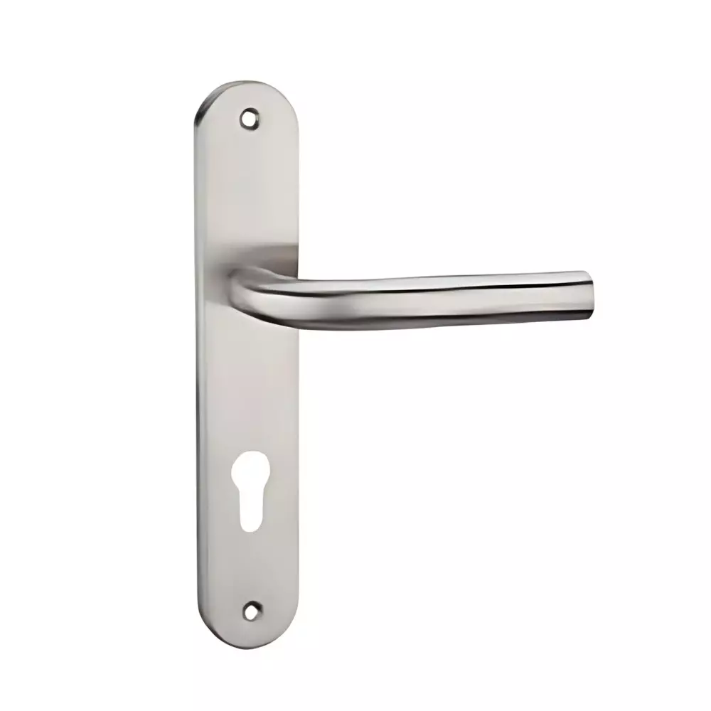 GEZE Plate Size 8 inch (20.32 cm), Lock Hole Centre 48 mm, SS Finish Stainless Steel 304 Body, 8116406
