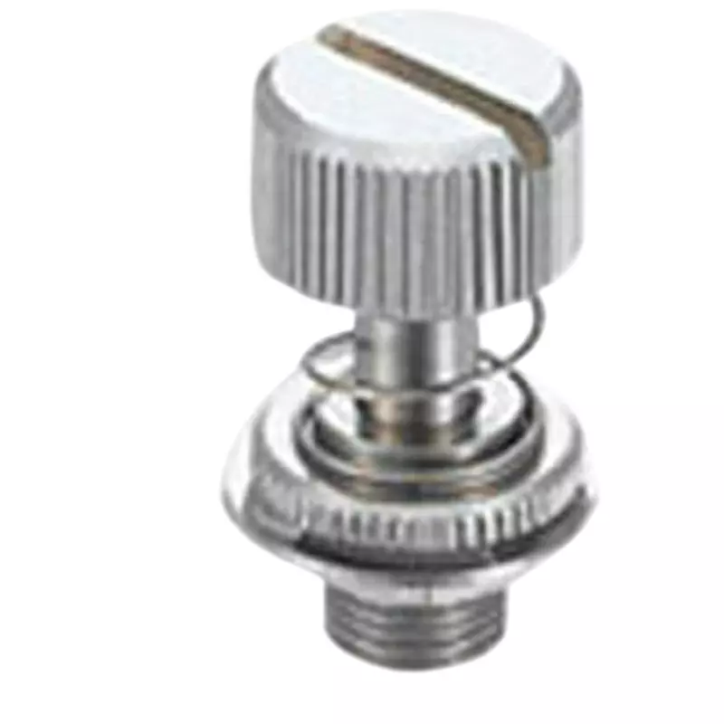 TAKIGEN Knurled Knob with Spring (Thread M4), A-1039-2(M4)