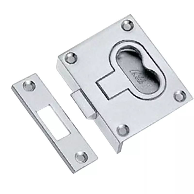 TAKIGEN Large Ring Latch Zinc Alloy Chrome Plating 180 g, C-41