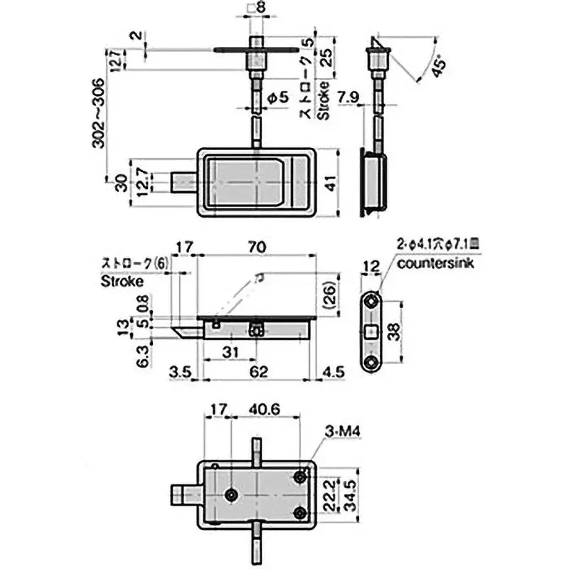 takigen-stainless-steel-flat-latch-c-1201-5