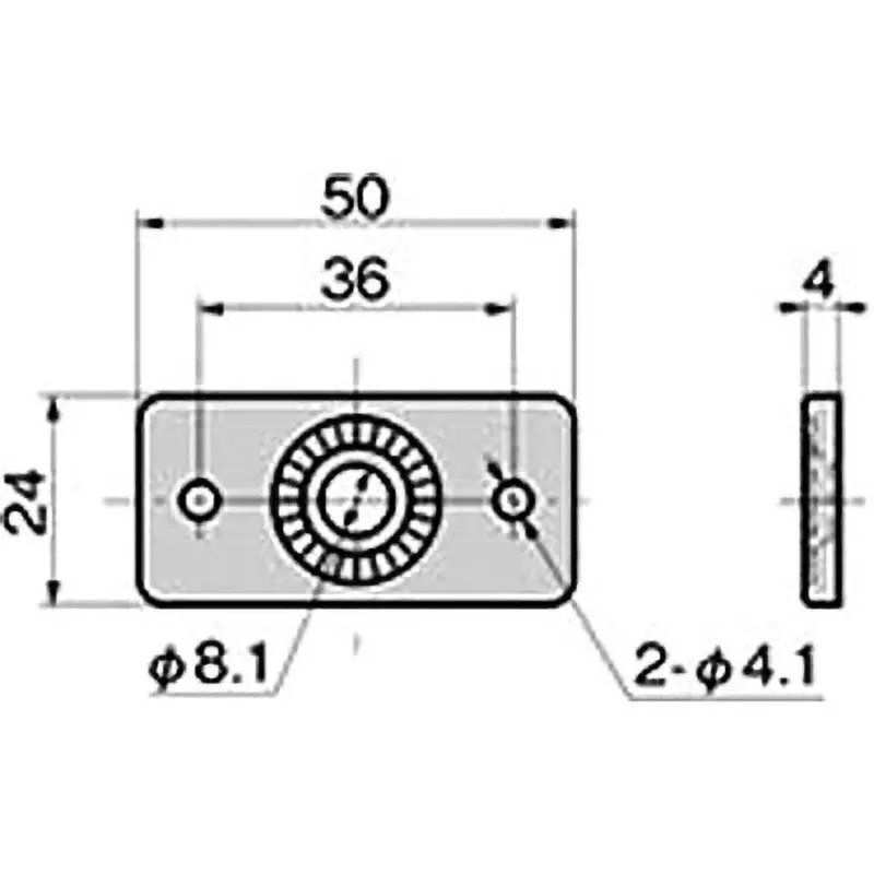 TAKIGEN Pan Screw Bolt Holder Electrolytic Polishing, C-1514-C-8B