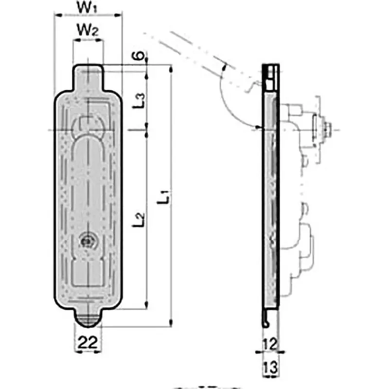 TAKIGEN Rubber Cap for A-1481-N/F-4 and A-481-N/F-4 Waterproof Flat Handle, A-481-RC-4N