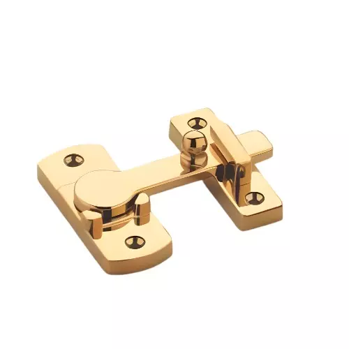 Altitude Baby Latch Standard Size Metal Body PVD Gold Finish for Sliding Doors, Wardrobes, Cabinets, BB-005