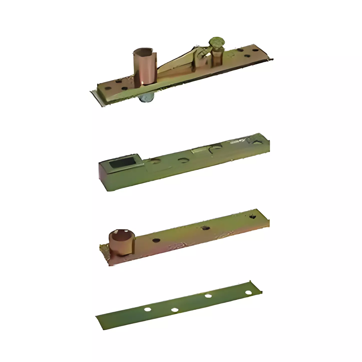 Ebco Floor Spring Door Accessories Plated Finish Golden Color Metal Body, DFS-A1