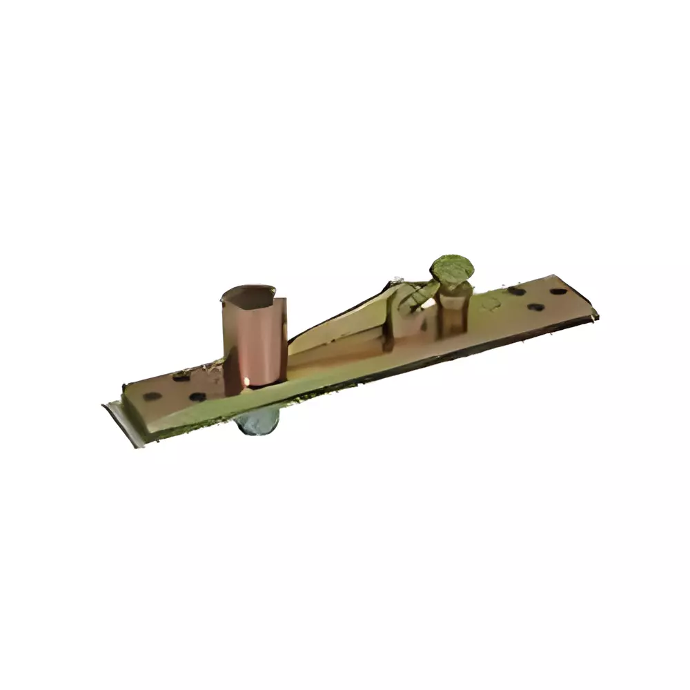 Ebco Floor Spring Door Accessories Plated Finish Golden Color Metal Body, DFS-A1