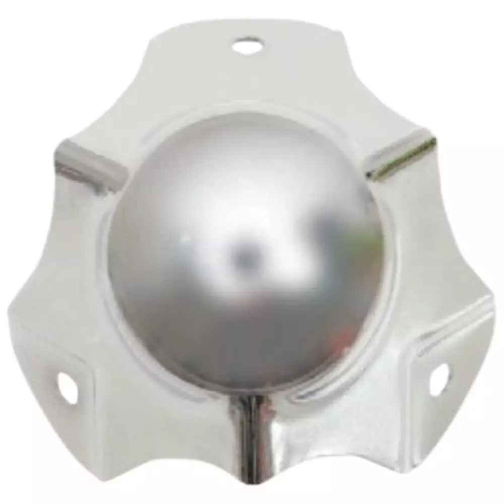 Le CAM Ball With V Cut Medium Size Metal Silver For Flight Case, BALL 006