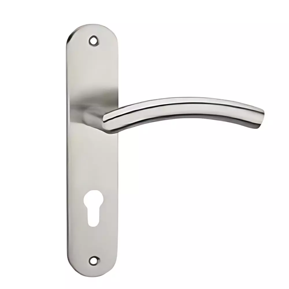 GEZE Plate Size 10 inch (25.4 cm), Lock Hole Centre 85 mm, SS Finish Stainless Steel 304 Body, 8116411