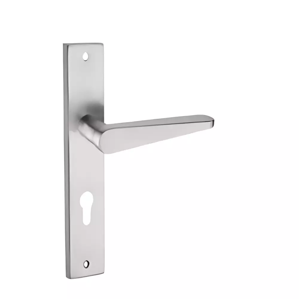GEZE Plate Size 8 inch (20.32 cm), Lock Hole Centre 48 mm, SS Finish Stainless Steel 304 Body, 8116421