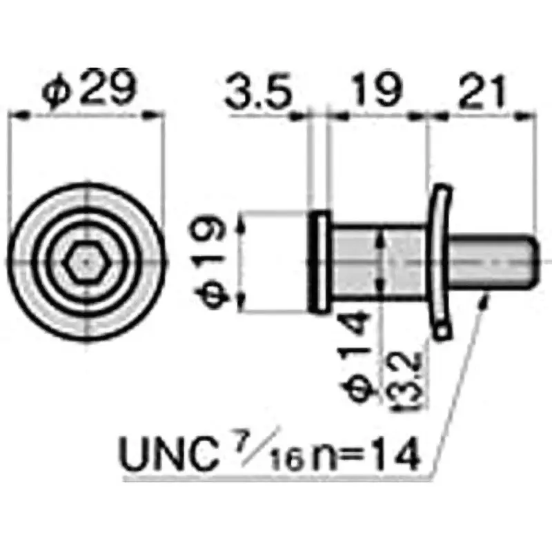 TAKIGEN Door Catch Bracket Zinc Plating Chromate Treatment, C-851-S
