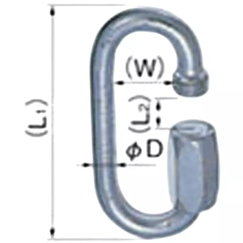 TAKIGEN Stainless Steel Chain Fasteners, B-1134-10