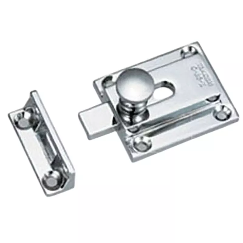 TAKIGEN Square Latch Zinc Die Casting Chrome Plate, C-36-Z