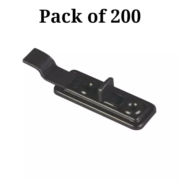 Ebco Cupboard Latch Cranked Type, Zinc Black Finish, Size 56 mm and Metal Body, LC-56 (Pack of 200)