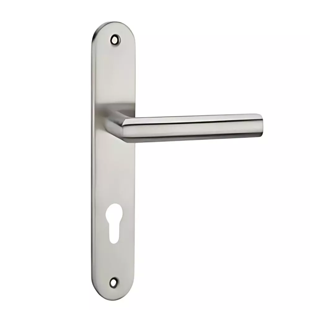 GEZE Plate Size 8 inch (20.32 cm), Lock Hole Centre 48 mm, SS Finish Stainless Steel 304 Body, 8116409