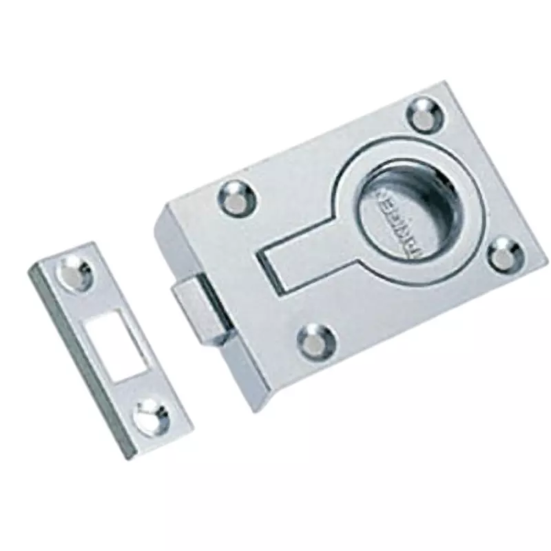 TAKIGEN Ring Latch Zinc Alloy Chrome Plating 118 g, C-42-1