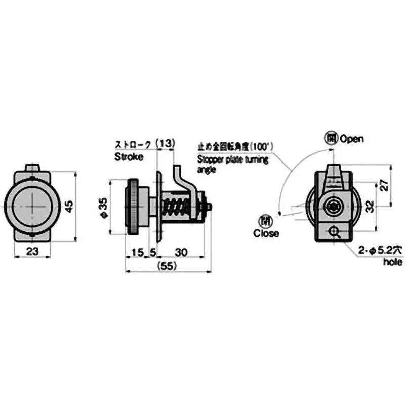 takigen-dial-fastener-zinc-plating-chromate-treatment-c-127