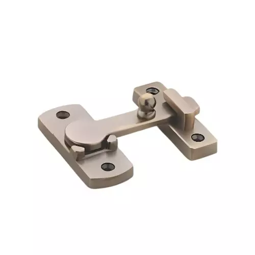 Altitude Baby Latch Standard Size Metal Body Antique Finish for Sliding Doors, Wardrobes, Cabinets, BB-005