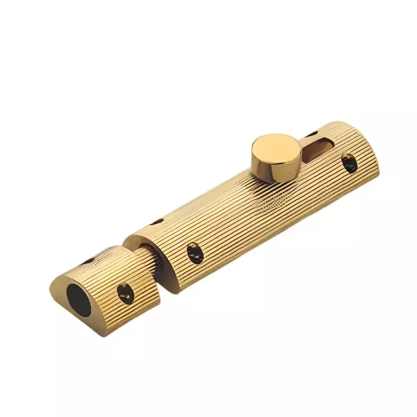 Altitude Baby Latch Size 4 inch (101.6 mm) Metal Body PVD Gold Finish for Homes, Offices & Industrial Settings, BB-007