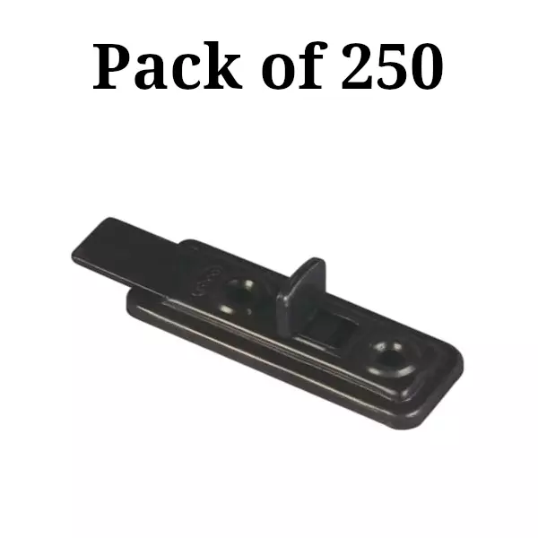 Ebco Cupboard Latch Straight Type, Zinc Black Finish, Size 56 mm and Metal Body, LS-56 (Pack of 250)