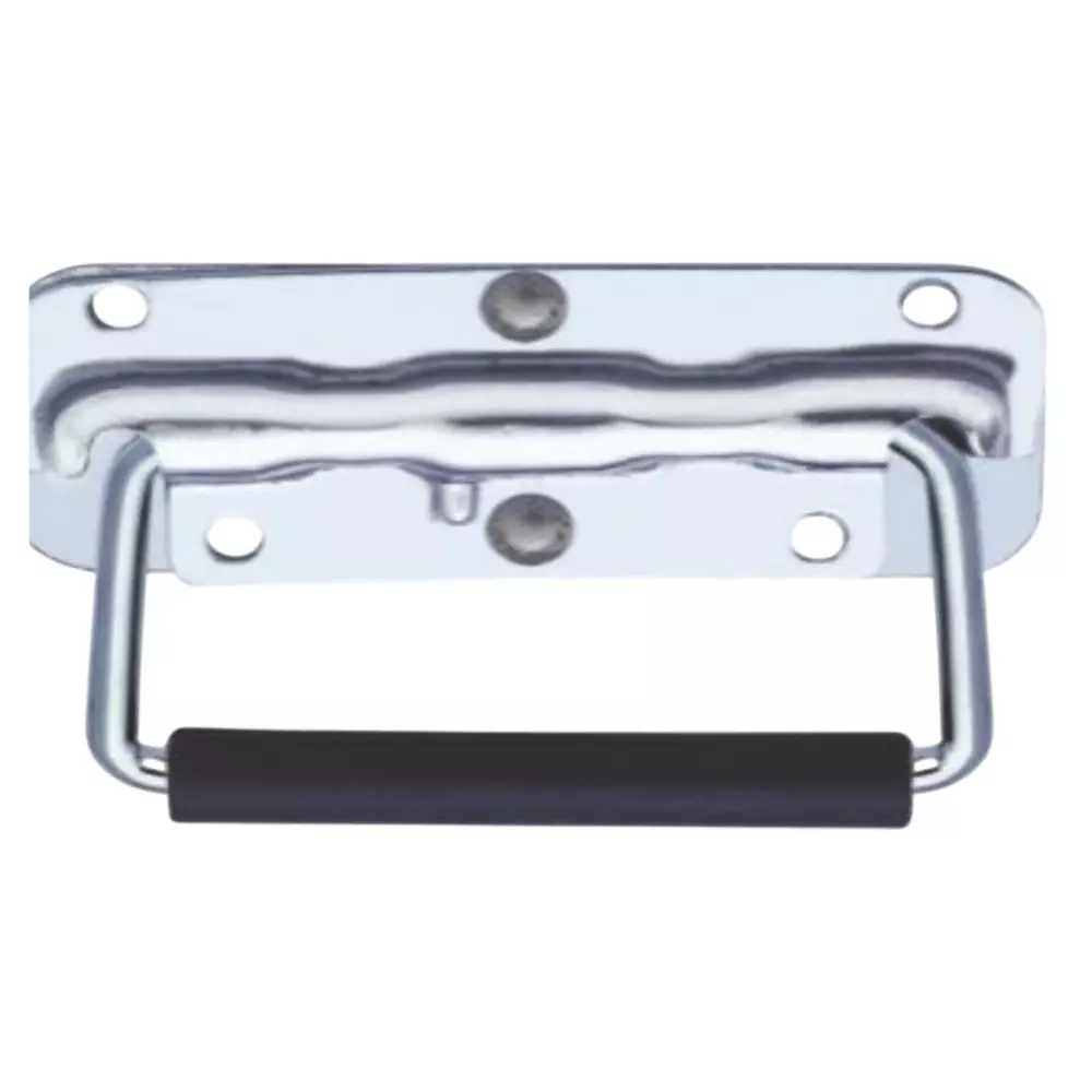 Le CAM Small Handle Without Plate Mild Steel Silver For Flight Case, HAN 005