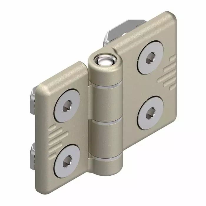 Bosch Rexroth Die Cast Aluminium Door Hinge, MGE, 6 mm Slot, 30 mm Strut Profile, 3842544527